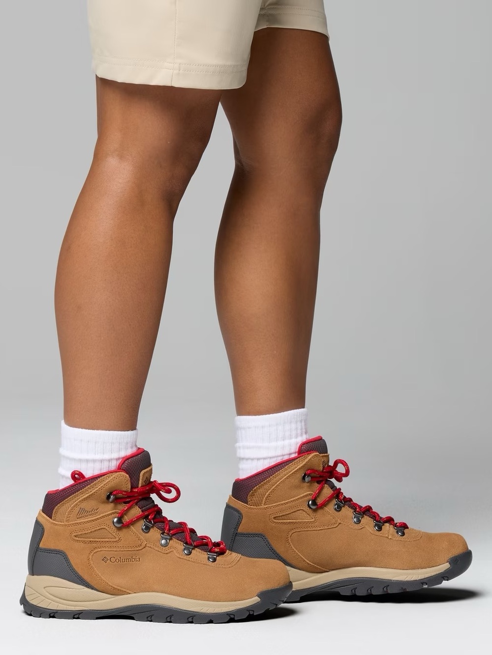 Columbia Brown Suede Hiking boots with Red Laces - Picture 7 of 7
